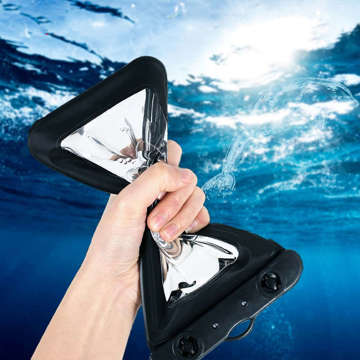 Alogy waterproof case with airbag universal waterproof IPX8 to 7.2 Black