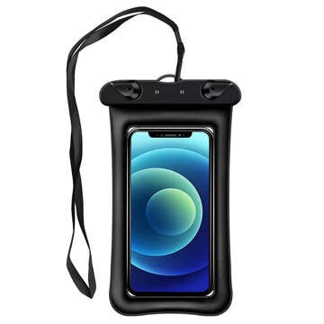 Alogy waterproof case with airbag universal waterproof IPX8 to 7.2 Black