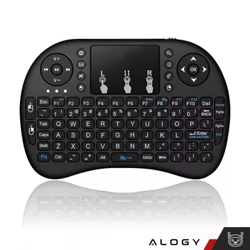 Alogy wireless mini keyboard backlit 3 colors touchpad