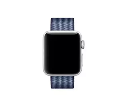 Apple Watch strap MPW82ZM/A 42/44/45mm Woven Nylon Band navy/navy