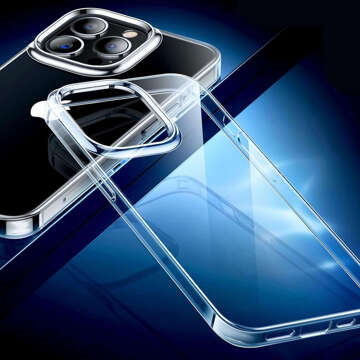 Armored case for iPhone 15 Pro 3mk Armor Case Clear protective back transparent glass