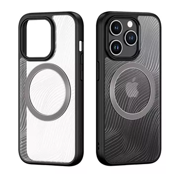 Armored case for iPhone 15 Pro with MagSafe Dux Ducis Aimo Mag - black