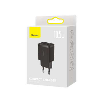 BASEUS Compact Wall charger 2x USB 10.5W Black