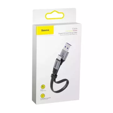 BASEUS SC5A/QC3.0 TYPE-C CABLE 23CM GREY