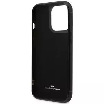 BMW BMHCP14X22RSEPK Phone Case for Apple iPhone 14 Pro Max 6.7" black/black Leather Card Slot