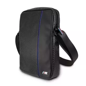 BMW BMTB8CAPNBK Tablet bag 8" black/black Carbon / Blue Stripe