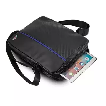 BMW BMTB8CAPNBK Tablet bag 8" black/black Carbon / Blue Stripe