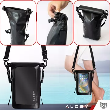 Bag Waterproof Case for Phone Large Bag Case Waterproof Alogy Waterproof Black