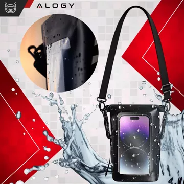 Bag Waterproof Case for Phone Large Bag Case Waterproof Alogy Waterproof Black