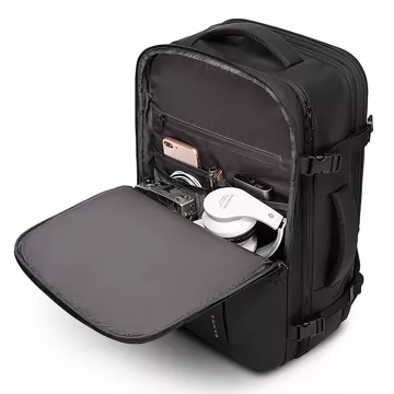 Bange Waterproof Backpack for Laptop 15.6" City Travel 45x30x16 cm for Work Airplane Men's Women's with USB Port Black