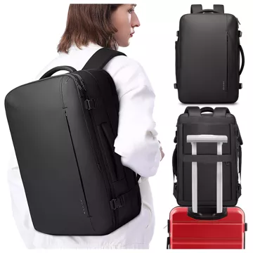 Bange Waterproof Backpack for Laptop 15.6" City Travel 45x30x16 cm for Work Airplane Men's Women's with USB Port Black