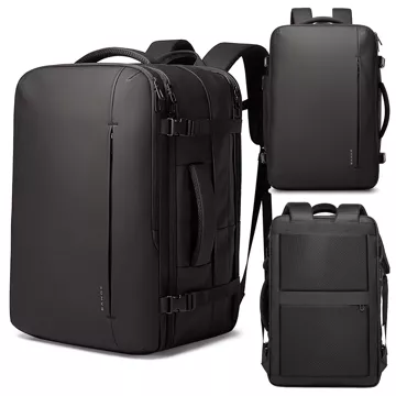 Bange Waterproof Backpack for Laptop 15.6" City Travel 45x30x16 cm for Work Airplane Men's Women's with USB Port Black