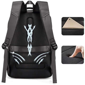 Bange waterproof backpack laptop bag 15.6" for work school airplane 47x30.5x17 cm men women