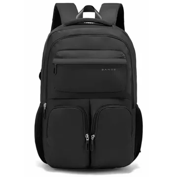 Bange waterproof backpack laptop bag 15.6" for work school airplane 47x30.5x17 cm men women