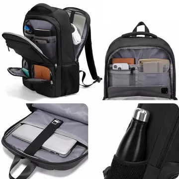 Bange waterproof backpack laptop bag 15.6" for work school airplane 47x30.5x17 cm men women