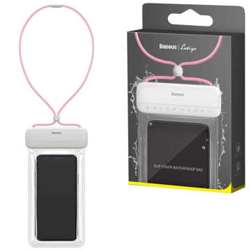 Baseus 7.2 inch waterproof case IPX8 Pink