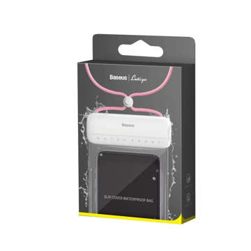 Baseus 7.2 inch waterproof case IPX8 Pink