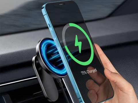 Baseus Big Energy Mgasafe 15W iPhone car holder with inductive charging