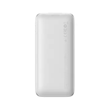 Baseus Bipow Pro Power Bank 10000mAh 20W white with USB Type A - USB Type C 3A 0.3m cable (PPBD040202)