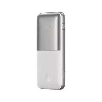 Baseus Bipow Pro Power Bank 10000mAh 20W white with USB Type A - USB Type C 3A 0.3m cable (PPBD040202)