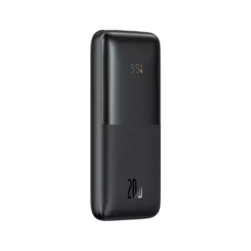 Baseus Bipow Pro Powerbank 10000mAh, 2xUSB, USB-C, 20W (black)