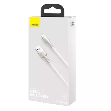 Baseus Cafule USB to Lightning cable, 2.4A, 1m (white)