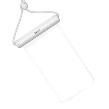 Baseus Cylinder universal waterproof case for smartphones (white)