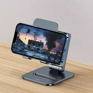 Baseus Desktop Biaxial Foldable metal smartphone stand/stand gray (LUSZ000013)