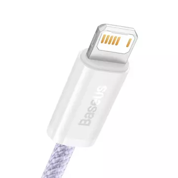 Baseus Dynamic 2 Series kabel USB-A - Lightning 2.4A 480Mb/s 1m fioletowy