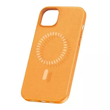 Baseus Fauxther Series Magnetic Phone Case for iPhone 15 Pro Max (Orange)