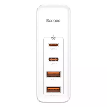 Baseus GaN2 Pro fast charger 100W USB / USB Type C Quick Charge 4 Power Delivery white (CCGAN2P-L02)