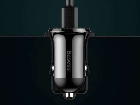 Baseus Grain Pro Car Charger 2x USB 4.8A Black