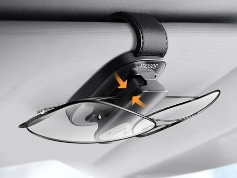 Baseus Holder glasses hanger car clip black