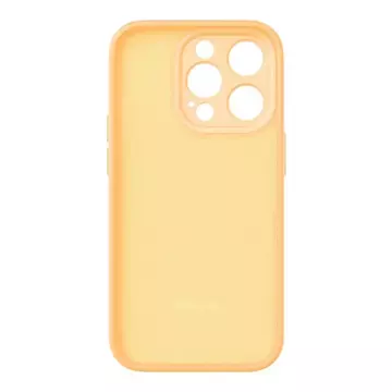 Baseus Liquid Silica Gel Case Set for iPhone 14 Pro (Yellow) Tempered Glass Cleaning Kit