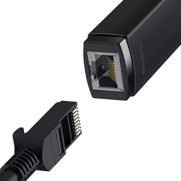 Baseus Lite Series USB-C to RJ45 network adapter (black)