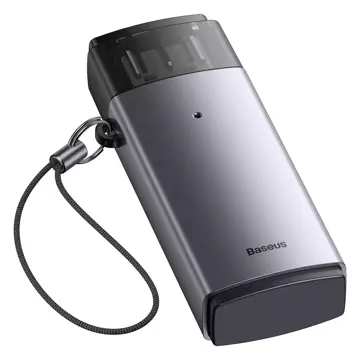 Baseus Lite Series adapter SD/TF card reader USB gray (WKQX060013)