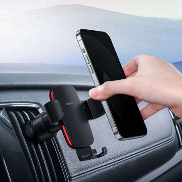 Baseus Metal Age II car phone holder for the grille Black