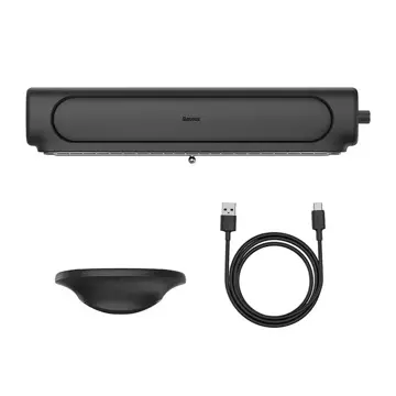 Baseus Refreshing desk fan with monitor holder (black)