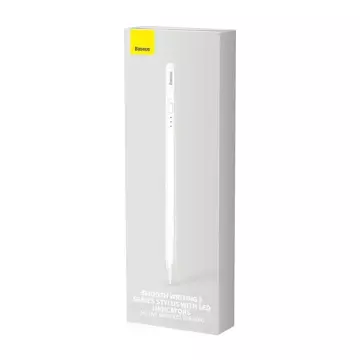 Baseus Smooth Writing 2 capacitive stylus / stylus with battery indicator (white)