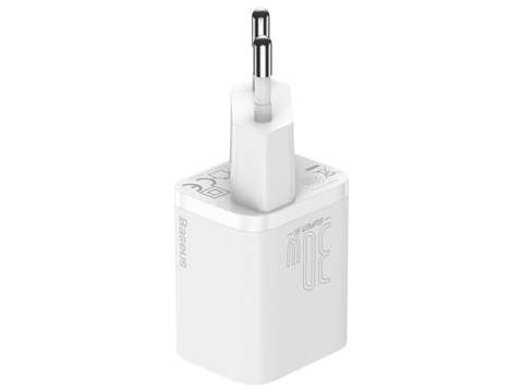 Baseus Super Si Quick Charger USB-C PD 30W White