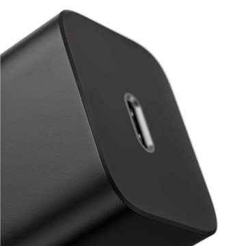 Baseus Super Si USB-C Type C PD 25W Black power adapter