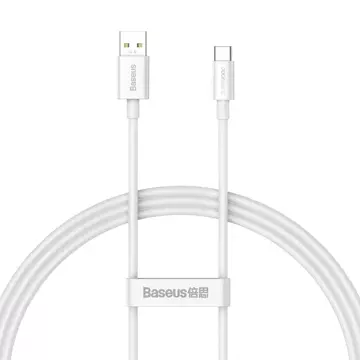 Baseus Superior Series SUPERVOOC USB-A to USB-C cable 65W 1m white