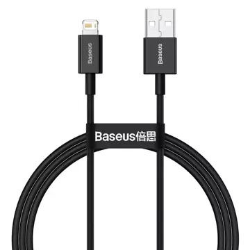 Baseus Superior USB - Lightning cable 2.4 A 1 m black (CALYS-A01)