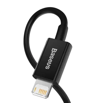 Baseus Superior USB - Lightning cable 2.4 A 1 m black (CALYS-A01)