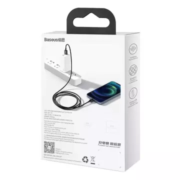 Baseus Superior USB - Lightning cable 2.4 A 1 m black (CALYS-A01)