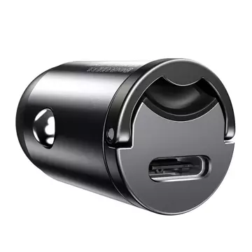 Baseus Tiny Star PPS mini smart car charger USB Type C 30W Quick Charge 3.0 PD 3.0 gray (VCHX-B0G)