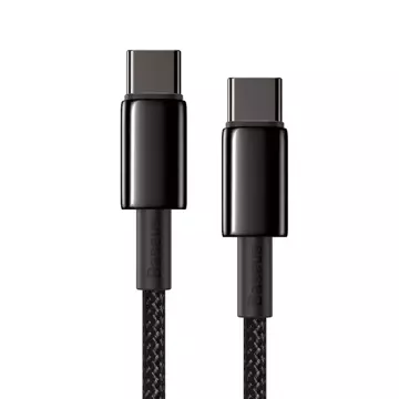 Baseus Tungsten Gold USB-C to USB-C cable, 100W, 2m (black)