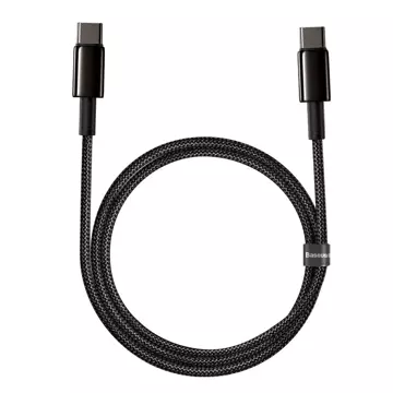 Baseus Tungsten Gold USB-C to USB-C cable, 100W, 2m (black)