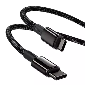 Baseus Tungsten Gold USB-C to USB-C cable, 100W, 2m (black)