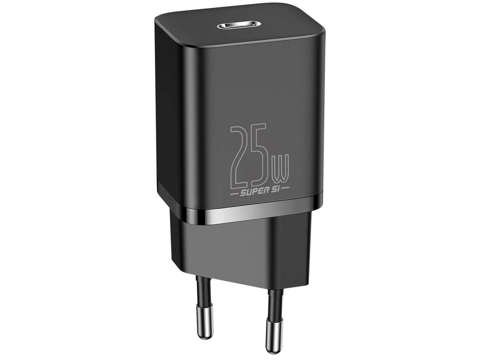 Baseus USB-C PD 25W wall charger cable for USB-C Black